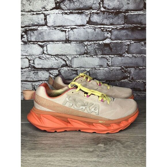 Hoka One One Elevon 2 Mental Health Sand Camelia Running Shoes Men 14M US/49 1/3 - Picture 1 of 16